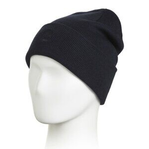 NEW Timberland Unisex Cuffed Beanie w/Large Embroidered Logo Black One Size $45